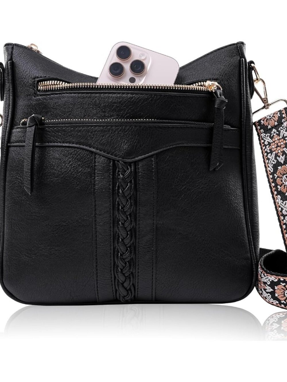 Crossbody Bags for Women,Trendy Crossbody Purses Bucket Bag Soft Leather Shoulde